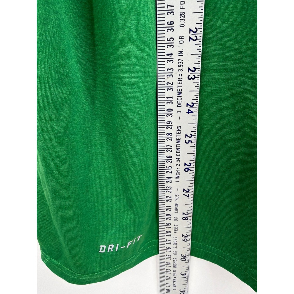 Nike Mens Dri-FIT Sleeveless Training Shirt Green Large Gym Basketball - Picture 4 of 7